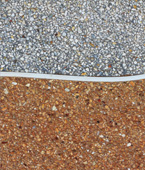 Pose de béton lavé ou désactivé sur 93